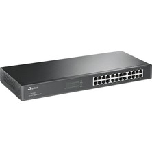 TP-LINK TL-SG1024 24-Port 10/100/1000Mbps % 40 Enerji Tasarruflu 19" Çelik Kasa Gigabit  Rackmountable Switch