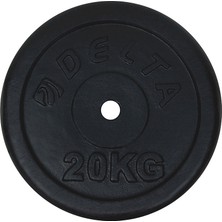 Delta 20 Kg x 1 Adet Siyah Döküm Plaka Ağırlık Flanş