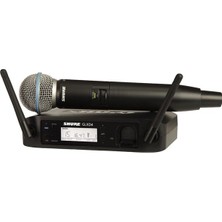 Shure  GLXD24E/B58 El Tipi Telsiz Mikrofon Seti