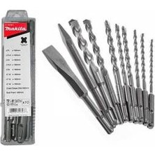 Makita Sds-Plus 10 Parça Delici Ve Kırıcı Uç Seti