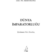 Dünya İmparatorluğu-Geo. W. Armstrong