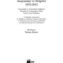 Anayasalar Ve Belgeler 1876-2012-Tarhan Erdem