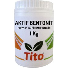 Tito Aktif Bentonit Sodyum Kalsiyum Bentonit Gıda Tipi 1 kg