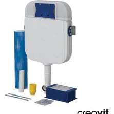 Creavit Tek ve Çocuk Klozeti İçin Gömme Rezervuar