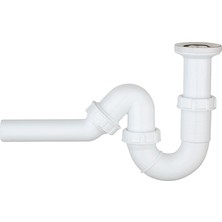 Artema Plastik Lavabo Sifonu U Borulu Çıkış Borusu Uzunluğu ile Kolay Montaj