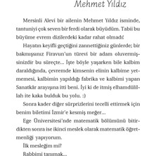 Aşk 5 Vakittir - Mehmet Yıldız