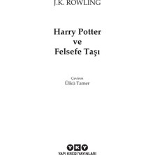 Harry Potter ve Felsefe Taşı - J. K. Rowling