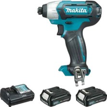 Makita TD110DWAE 10.8 V / 2.0 Ah Lityum Akülü Darbeli Vidalama (Çift Akülü)