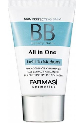 Farmasi BB All in One Krem Açıktan Ortaya Light To Medium 50ML