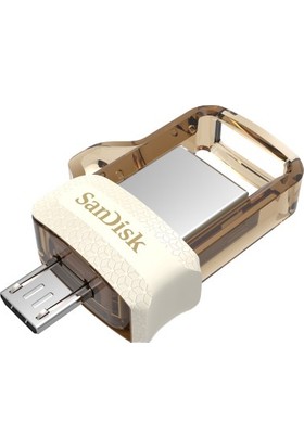 Sandisk Dual Drive M3.0 OTG 32GB Gold Usb Bellek SDDD3-032G-G46GW