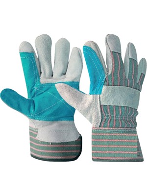 Eldiven Deri Yeşil Takviyeli  10 No