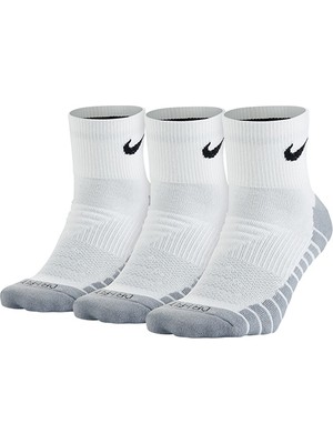 Nike SX5549 100 3'lü Çorap Seti Beyaz