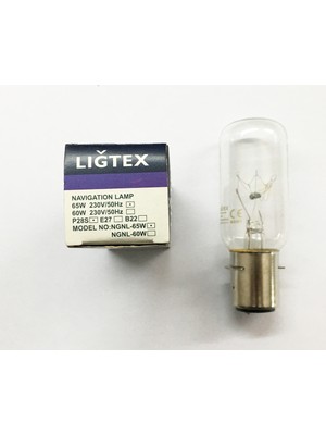 Lıgtex P28S 240V 65W/50Hz Seyir Feneri Ampulü