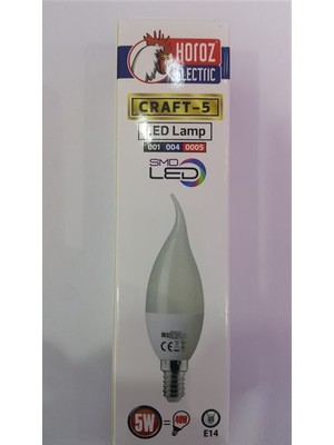 Horoz Electric Led Buji Ampul - E14 - 5W - 6400K - Beyaz Işık