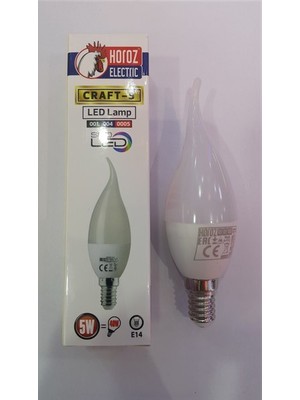 Horoz Electric Led Buji Ampul - E14 - 5W - 6400K - Beyaz Işık