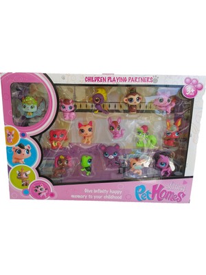 Kkd 15'li Peri Miniş Seti Neşeli Minişler Oyuncak Ailes Atlı Miniş