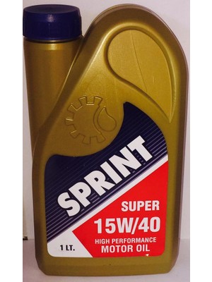 Sprint Süper 15W-40 1 Litre Motor Yağı ( Üretim Yılı: 2023)