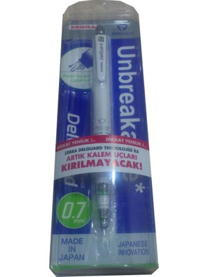 Zebra DelGuard Versatil Kalem 0.7 mm Beyaz Renkli Profesyonel Kullanım İçin