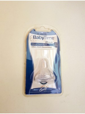 Bebe Time Baby Time Silikon Biberon Emziği 18+ Ay