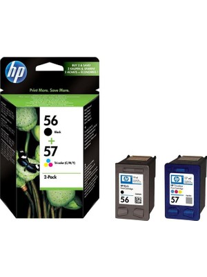 Hp 56 / 57 Siyah & Renkli Orjinal Kartuş Avantaj Paket