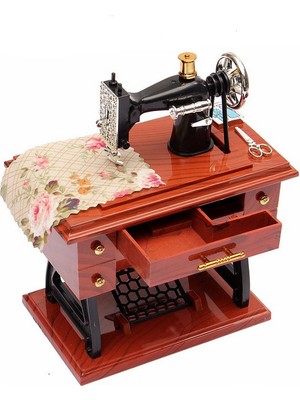 Nanotron Dikiş Makinası Şeklinde Dekoratif Müzik Kutusu