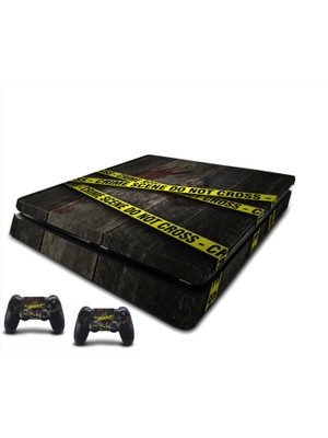Stickermarket PS4 Slim Crime Sticker Seti
