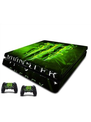 Stickermarket PS4 Slim Monster Sticker Seti