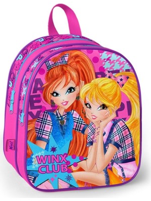 Yaygan Winx Club İki Bölmeli Anaokul Çantası (63282)