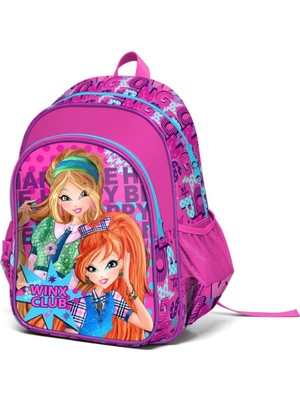 Yaygan Winx Kabartmalı ve Simli Okul Çantası 63283