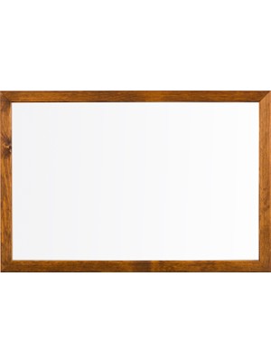 Penguen 120 cm  x 180 cm  Doğal Ahşap Çerçeve Duvara Monte Laminat Yazı Tahtası Beyaz