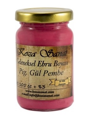 Koza Sanat Geleneksel Ebru Boyası 105Cc - Gül Pembe