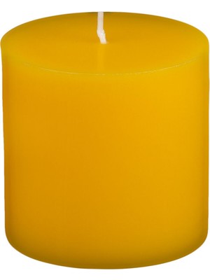 Mumvemum 7X7 Sarı Silindir Mum
