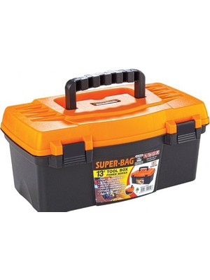 Super-Bag 13 #8243 Power Takım Çantası Boş Sert Plastik Malzeme ile Dayanıklı Yapı