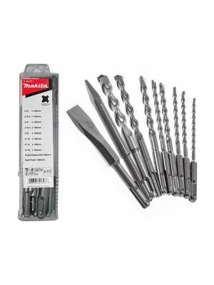 Makita Sds-Plus 10 Parça Delici Ve Kırıcı Uç Seti