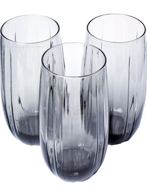 Paşabahçe Linka Meşrubet Bardak Gri 3'lü