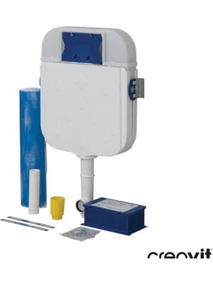 Creavit Tek ve Çocuk Klozeti İçin Gömme Rezervuar