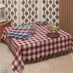 Apakay Çok Amaçlı %100 Pamuk Sofra Bezi&Piknik Örtüsü 150 x 150 Cm