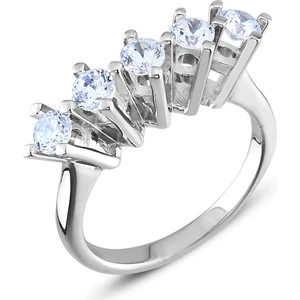 Carat Laboratories 0,75 Carat Beş Taş Yüzük