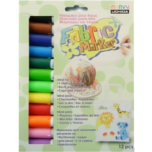 Marvt Fabric Marker Tshirt Boyama Kalemi 12'Li