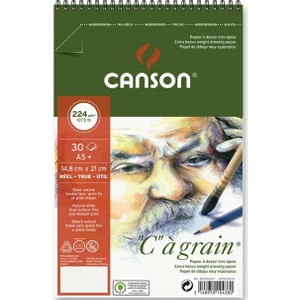 "C" À Grain Spiralli Çizim Defteri 224Gr - A5