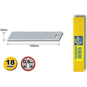 Lb-10 Geniş Maket Bıçağı Yedeği 10'Lu Tüp