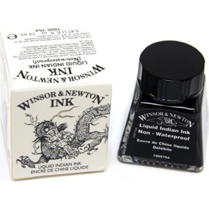Winsor & Newton Çini Mürekkebi 14Ml - Liquid Indian Ink