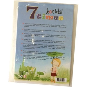 - Kosida 7Times Yedi Kat Küçülen Kağıt A4 2'Li Paket