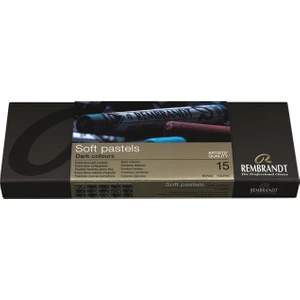Rembrandt Soft Pastel Boya 15'Li Tam Boy - Dark Colours