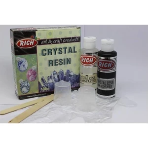 Crystal Resin Transparan Şeffaf Kristal Reçine Set 195 Cc