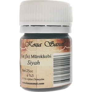 Koza Sanat Hat İs Mürekkebi 25Cc - Siyah