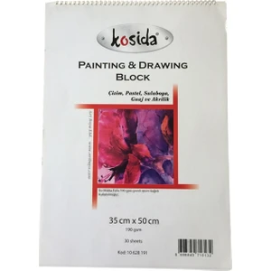 - Kosida Painting & Drawing Block 35X50 Resim Defteri 190 Gr. 30 Yaprak