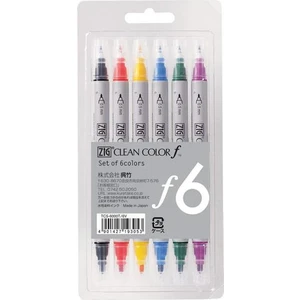 Clean Color F Çift Uçlu Marker Kalem 6lı TCS-6000T6V