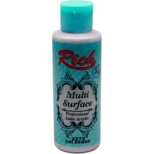 Multi Surface 2272 GRİ PEMBE Akrilik Boya 130cc