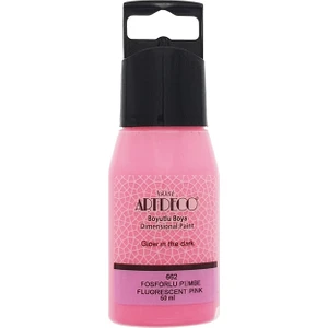 Boyutlu Boya 60Ml - N:662 Fosforlu Pembe